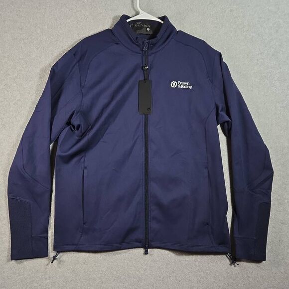 Greyson Sequoia Full Zip Golf Jacket Men’s L Honeycreeper Blue Performance NWT - Picture 1 of 12